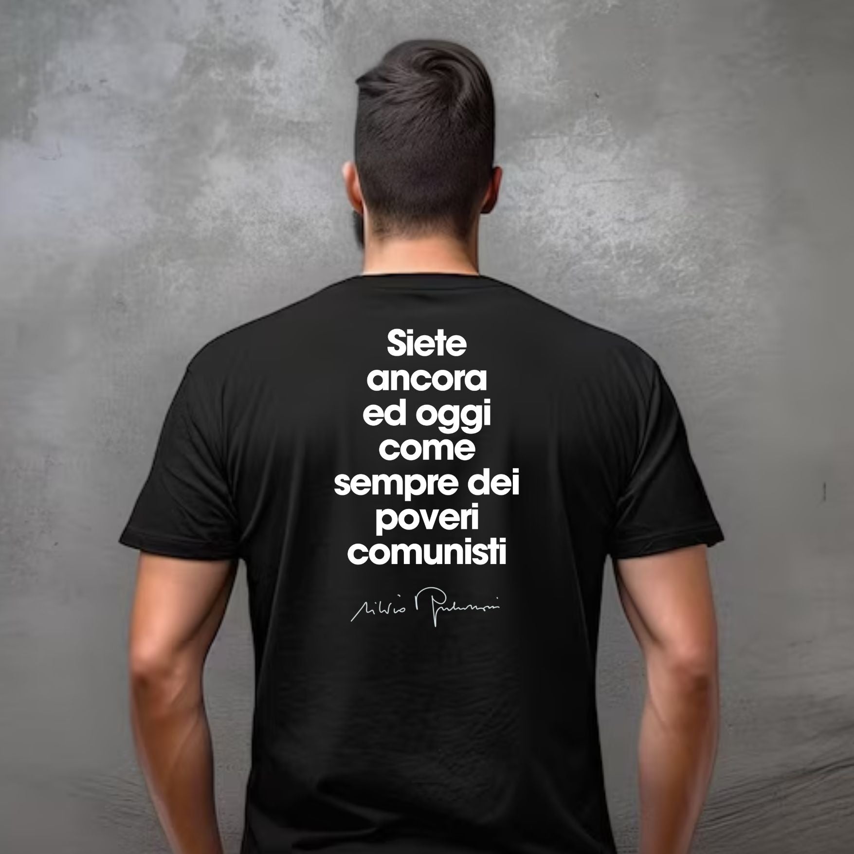 Maglietta Berlusconi stampa Retro