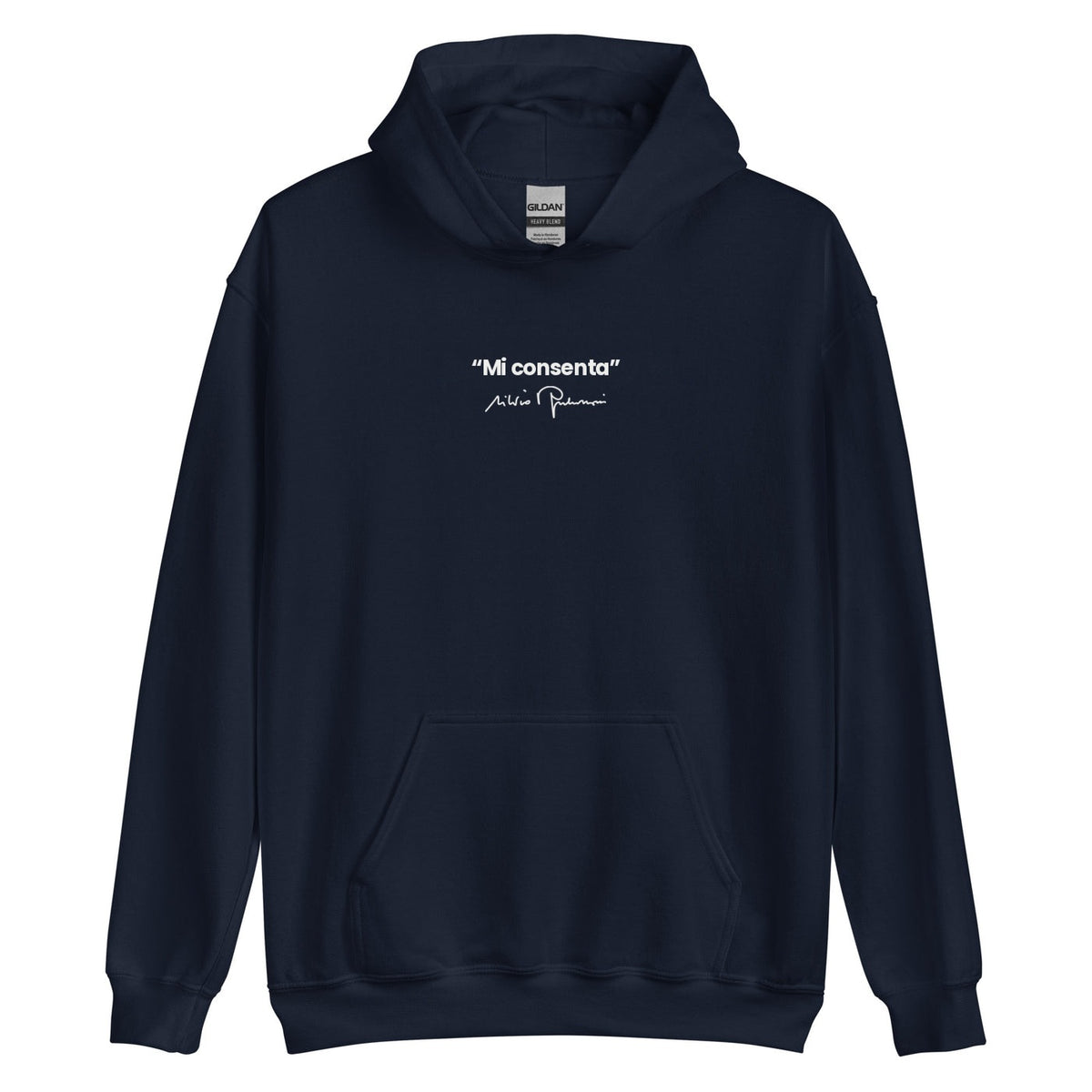 Felpa Mi consenta – navy